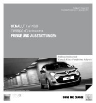 goRdini - Renault Preislisten