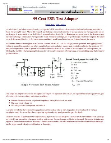 Print - 99 Cent ESR Test Adapter