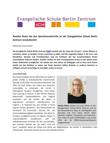 Evangelischen Schule Berlin Zentrum - Rosetta Stone