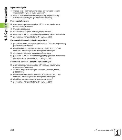 4.5 Cykle toczenia poprzecznego - heidenhain