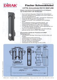 2-077SL Schwenkhebel DS 80 RS Pr C SNAP-LINE.indd - Dirak