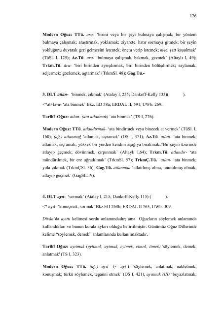 dįvānu lu at 't-türk'te geçen 'oğuzca' - Ankara Üniversitesi Açık Erişim ...