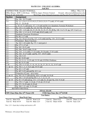 Syllabus - Lone Star College System