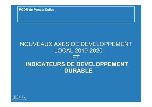 nouveaux axes de developpement local 2010-2020 et ... - Horus