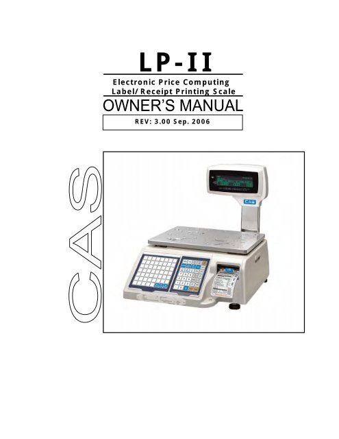 Electronic Price Computing Label/Receipt Printing Scale