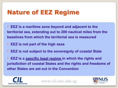 Military Activities in the EEZ: Legal Issues - Centre for International ...