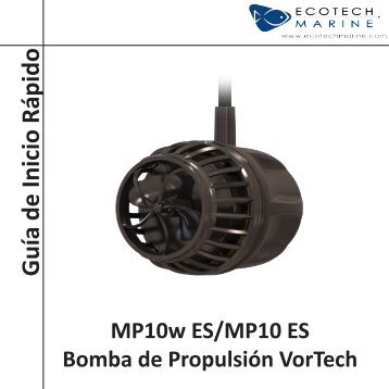 MP10wES Guía de Inicio Rápido (Spanish) - EcoTech Marine