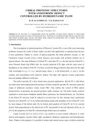 chiral photonic structures with anisotropic defect controlled by ...