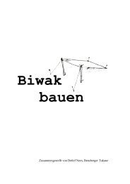 Biwak bauen - Adventjugend in NRW