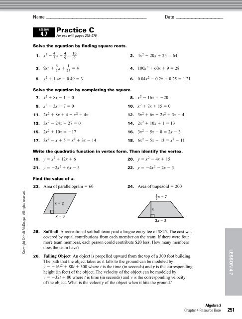 Practice C - MathnMind