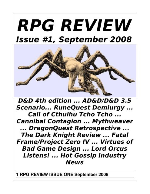 DC 4th Edition – Dark Conspiracy the RPG