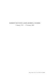 robert royston amos (robin) coombs - Biographical Memoirs of ...