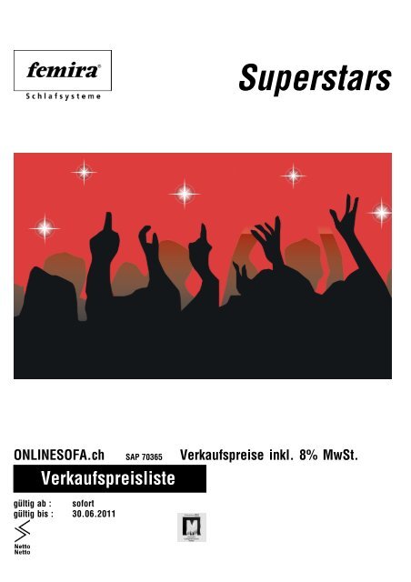 Femira Superstars - onlinesofa.ch