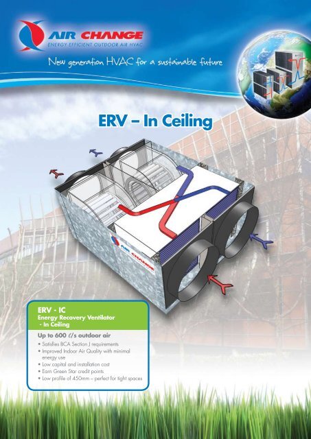 ERV – In Ceiling - Industrial Air