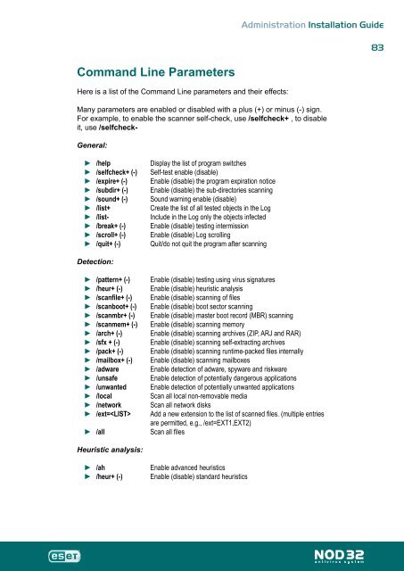 Installation Guide - Eset