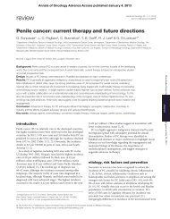 Penile cancer: current therapy and future directions