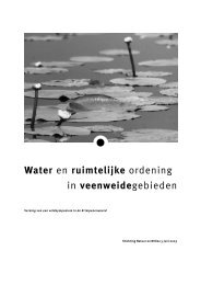 Water en ruimtelijke ordening in veenweidegebieden - Natuur en ...