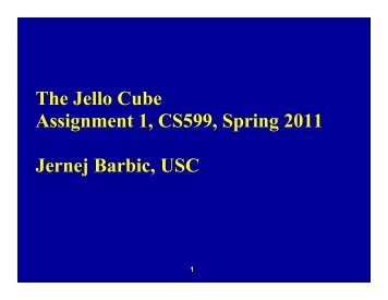 for jello cube