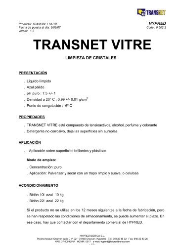 TRANSNET VITRE