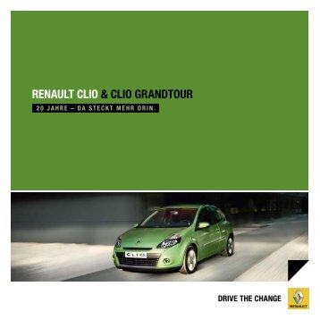 RENAULT CLIO & CLIO GRANDTOUR - Renault Preislisten