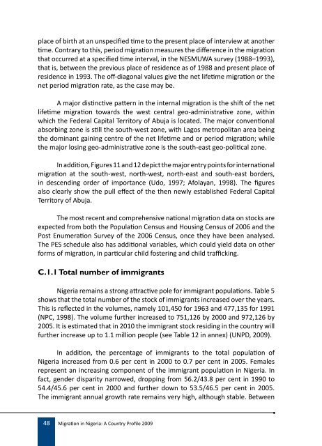 Migration Profile on Nigeria - IOM Publications - International ...