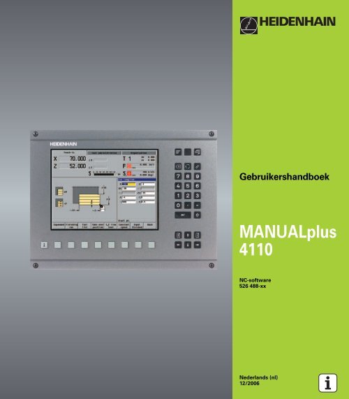 MANUALplus 4110 - heidenhain