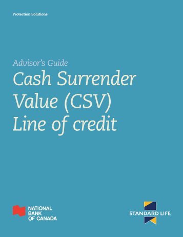 Line of credit - Standard Life