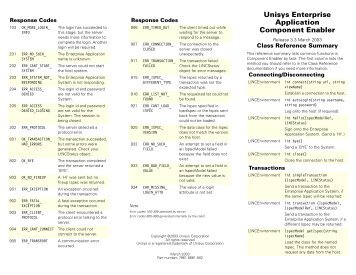 Enterprise Application Component Enabler Class Reference Summary