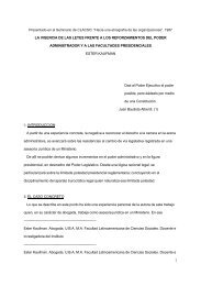 LA VIGENCIA DE LAS LEYES FRENTE A LOS ... - Ester Kaufman