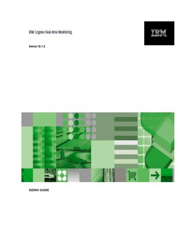 IBM Cognos Real-Time Monitoring Sizing Guide