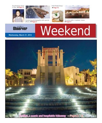 Pages 8 & 9 - Oman Daily Observer