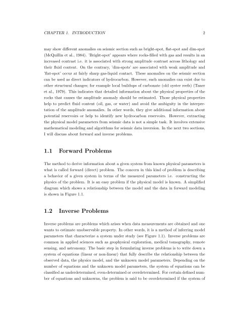 Regularization of the AVO inverse problem by means of a ...