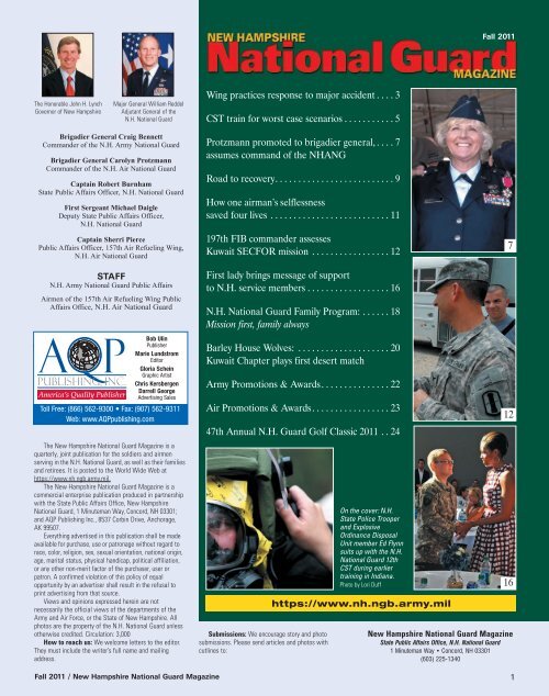 New Hampshire National Guard Magazine - Fall 2011