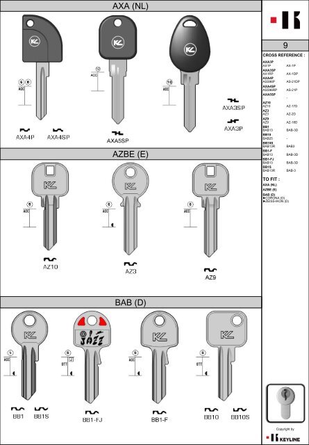 DOOR KEYS 2012