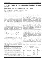 Direct, facile synthesis of N-acyl-a-amino amides from a ... - Cinvestav