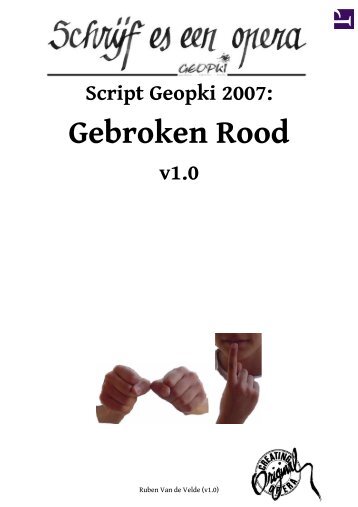 Script Geopki 2007 – Gebroken Rood - Bitbucket