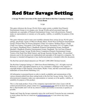 Red Star Savage Setting - Version 1.0.pdf - Savagepedia