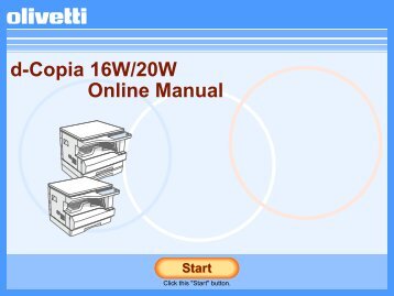 d-Copia 16W/20W Online Manual