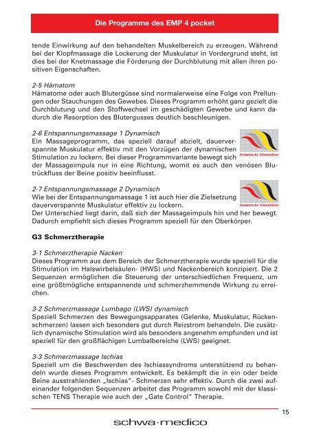 Muskelstimulationsgerät EMP 4-pocket - schwa-medico