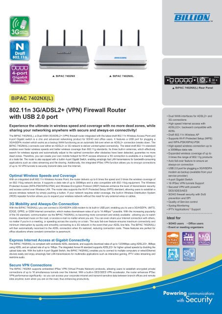 3G-ADSL2-Wireless-VPN-Router.pdf - Billion