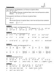 (P1) a * a = a - Wilhelm-Knapp-Schule Weilburg