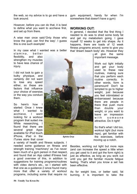 Totally Tae Kwon Do Magazine - Issue 26