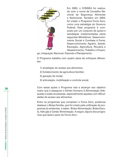 Alimentação e nutrição no Brasil - Portal do Professor - Ministério da ...