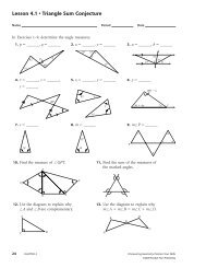 Lesson 4.1 • Triangle Sum Conjecture