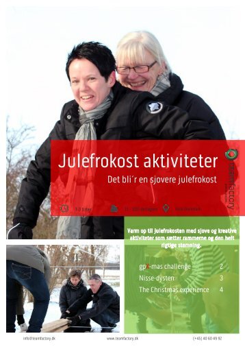 Julefrokost-aktiviteter