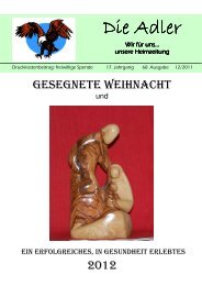 Heimzeitung Ausgabe 12 / 2011 - Bezirkspensionistenheim Gleisdorf