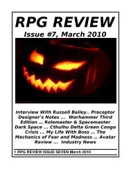 seventh issue - RPG Review