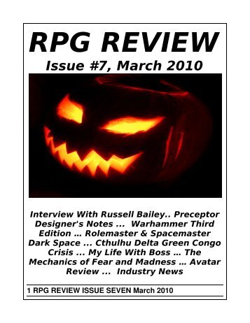 seventh issue - RPG Review