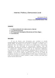 Internet, Política y Democracia Local - Ester Kaufman