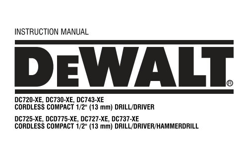 Australia - New Zealand - Service - DeWALT